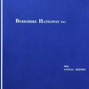 BERKSHIRE HATHAWAY 2024 - 25 ANNUAL REPORT WARREN BUFFETT MUNGER RARE JUST OUT!
